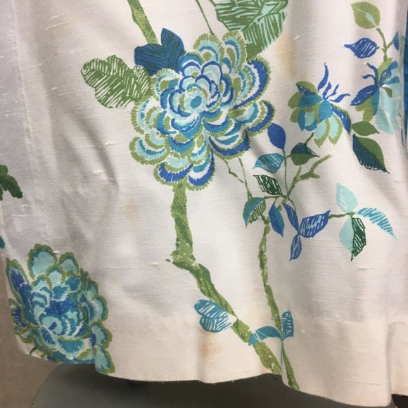 Hawaiian Casuals Stan Hicks Blue Cream dress k100 - Picture 7 of 10